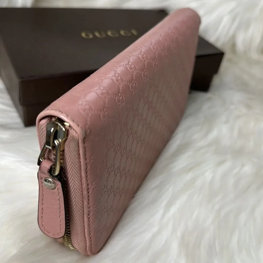 💯 Authentic Guccissima Zipped Long Wallet 🍀
